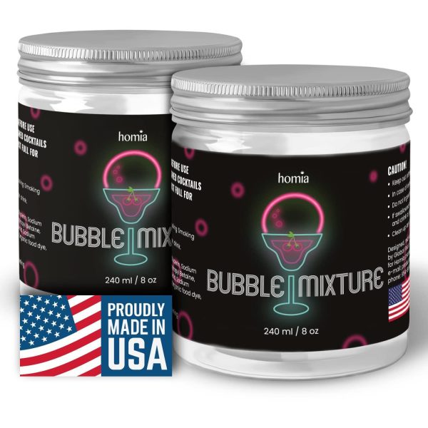 Smoking Gun Edible NONtoxic Bubble Mixture for Cocktail  (2 x 8oz) Wood Smoke Infuser and Smoker Machine Accessory  Cold Smoke for Drinks  Pack of 2  made in USA