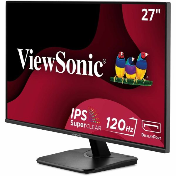 ViewSonic VA2756A-MHD 27 Inch IPS 1080p Monitor with 120Hz, Eye Care, HDMI, DisplayPort, and VGA Inputs for Home and Office - Image 2