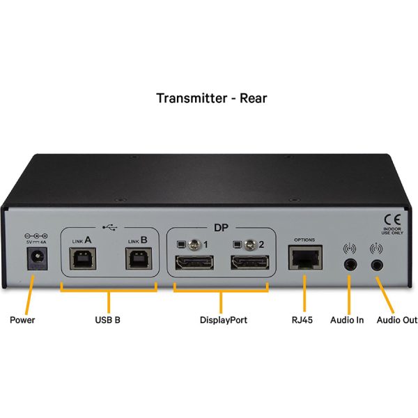 Vertiv Avocent LongView - Dual Monitor, USB, Audio, CATx up to 100m / 330ft - Image 5