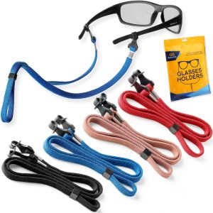 Eyeglasses String Holder Straps Cord   4 Premium Eyeglass Chains for Men Women   Eye Glasses Strap Chain   Sunglass Lanyard Neck Retainer 4 pcs