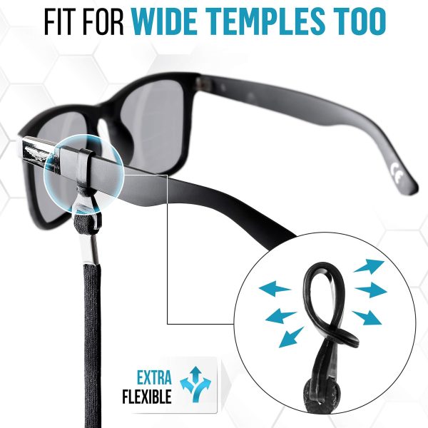 Eyeglasses String Holder Straps Cord   4 Premium Eyeglass Chains for Men Women   Eye Glasses Strap Chain   Sunglass Lanyard Neck Retainer 4 pcs - Image 4