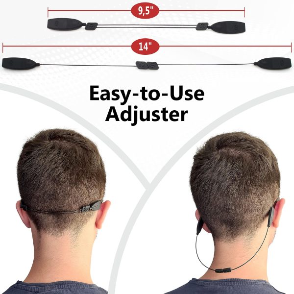Eye Glasses String Strap Holder   No Tail Glasses Strap   Adjustable Eyeglass Strap   Wired Sunglasses Strap for Men   14  Glass Lanyard for Women   2 Cords - Image 5