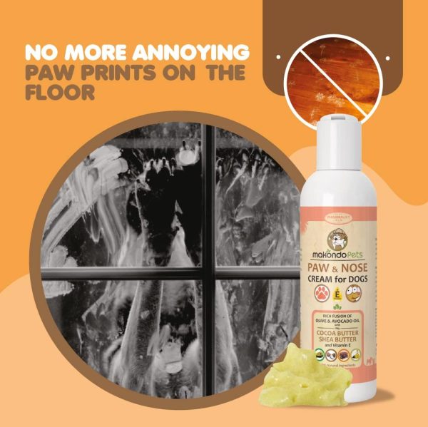 Natural Dog Paw Balm | Non Waxy Formula Dog Nose Balm & Snout Soother for Dogs. Our Paw Cream for Dogs is a Must in Dog Bathing Supplies | Ideal Dog & Cat Paw Balm to use After a paw Cleaner for Dogs - Image 5
