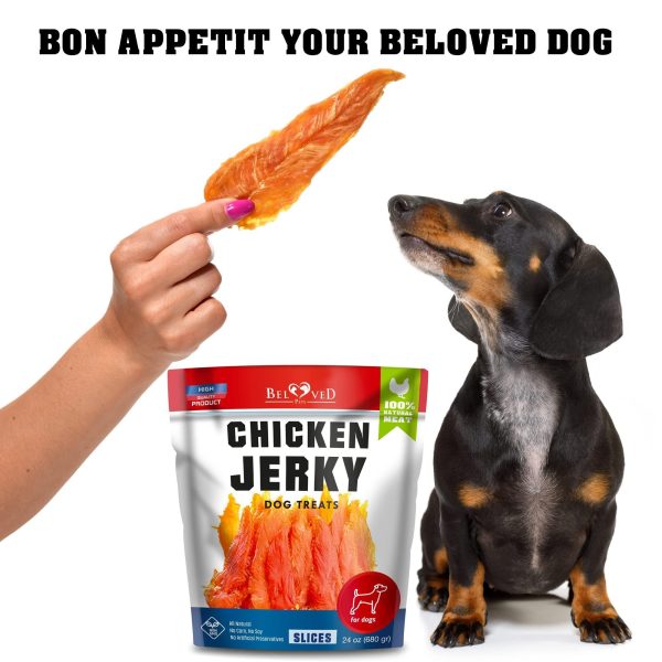 Chicken Jerky Dog Treats 1.5 Lb   Human Grade Pet Snacks & Grain Free Organic Meat   All Natural High Protein Dried Strips   Best Chews for Training Small & Large Dogs   Bulk Soft Pack Made for USA - Image 6