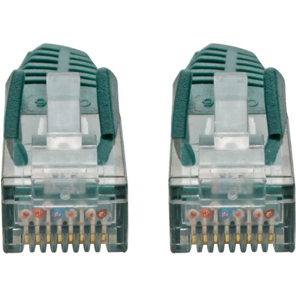 Eaton Tripp Lite Series Cat6 Gigabit Snagless Molded (UTP) Ethernet Cable (RJ45 M/M), PoE, Green, 35 ft. (10.67 m) - Image 3