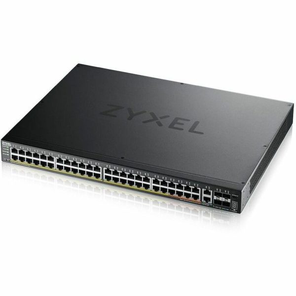 ZYXEL XGS2220-54HP 48-Port Gigabit L3 Managed and Nebula Pro Cloud Managed Switch | 40 PoE+ / 10 PoE++ Ports at 600W with 4 SFP+ 10G Uplinks and 2 10G Ethernet Ports - Image 4