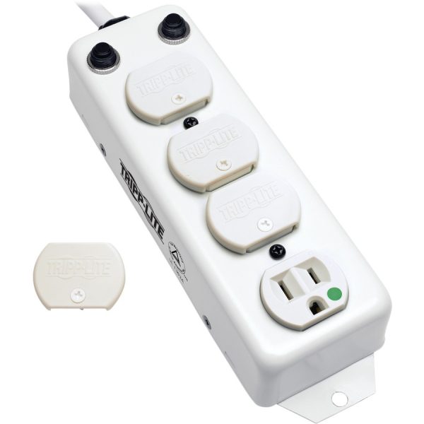 Eaton Tripp Lite Series Safe-IT UL 1363A Medical-Grade Power Strip for Patient-Care Vicinity, 4 Hospital-Grade Outlets, 15 ft. Right-Angle Cord - Image 2