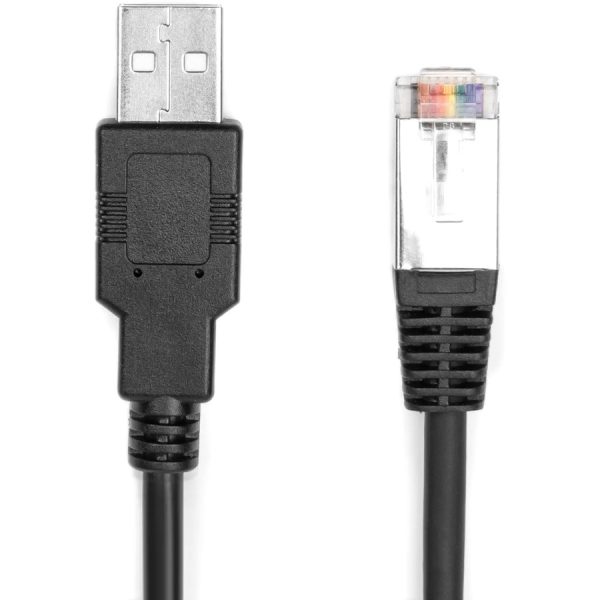 Rocstor Premium Cisco USB Console Cable - USB Type-A to RJ45 Rollover Cable - Image 3