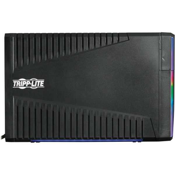 Eaton Tripp Lite Series 1500VA 900W 120V Pure Sine Wave Gaming UPS Battery Backup - LCD, AVR, RGB LEDs, USB Charging, Power Saving - Image 7