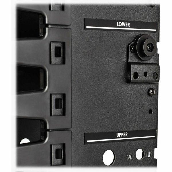 Eaton Tripp Lite Series High-Capacity Vertical Cable Manager - Deep Double Finger Duct with Cover, Double Sided, 6 in. Wide, Black, 7 ft. (2.2 m) - Image 10