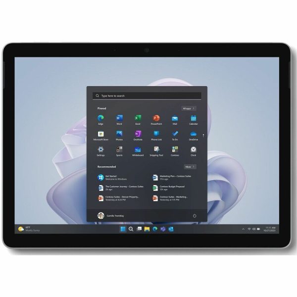 Microsoft Surface Go 4 Tablet - 10.5" - 8 GB - 256 GB Storage - Windows 11 - Platinum - Image 11