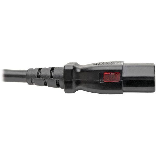 Eaton Tripp Lite Series Computer Power Cord, NEMA 5-15P to Locking C13 - 10A, 125V, 18 AWG, 6 ft. (1.83 m) - Image 3