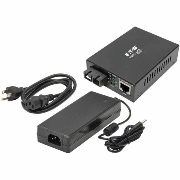 Eaton Tripp Lite Series Gigabit Multimode Fiber to Ethernet Media Converter, POE+ - 10/100/1000 SC, 1310 nm, 2 km (1.2 mi.) - Image 6