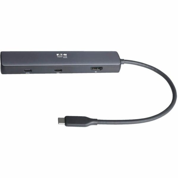 Eaton Tripp Lite Series USB-C Mini Dock and Multiport Adapter - 8K HDMI, USB 3.x Gen 2 (10Gbps) Hub Ports, Gigabit Ethernet, 100W PD Charging, HDR, HDCP 2.3 - Image 2