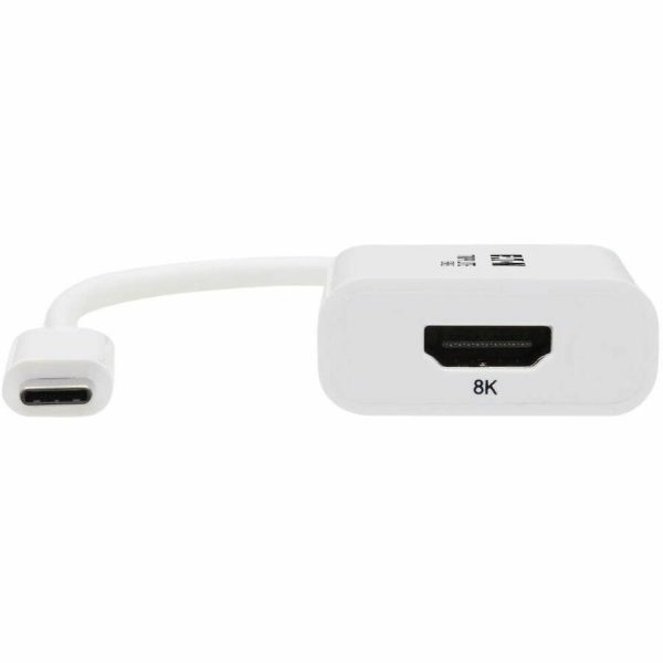 Eaton Tripp Lite Series USB-C to HDMI Adapter (M/F) - 8K 60 Hz, HDR, 4:4:4, HDCP 2.3, White - Image 3