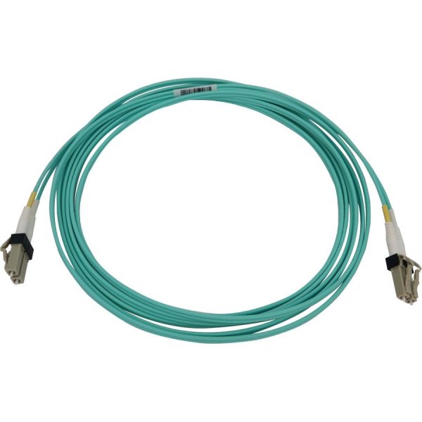 Eaton Tripp Lite Series 400G Multimode 50/125 OM3 Switchable Fiber Optic Cable (Duplex LC-PC M/M), LSZH, Aqua, 3 m (9.8 ft.) - Image 2