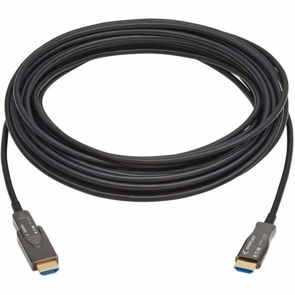 Eaton Tripp Lite series 8K HDMI Fiber Active Optical Cable (AOC) - 8K UHD @ 60 Hz, HDR, Detachable Connector, M/M, Black, 10 m (33 ft.) - Image 3