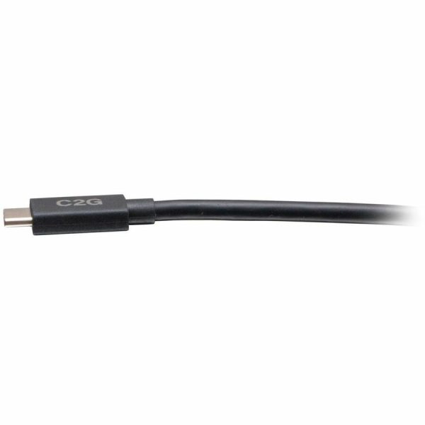 C2G 3.3ft (1m) USB 4.0 USB-C to C (48V 5A) 240W Charging Cable - Black - Image 4