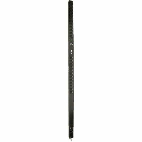 Eaton 2.9kW Single-Phase Switched PDU - LX Interface, 120V Outlets (24 5-15/20R), 10 ft. (3.05 m) Cord with L5-30P, 0U, TAA - Image 2