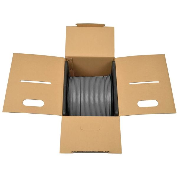 Eaton Tripp Lite Series Cat6 Gigabit Solid Core Plenum-Rated UTP CMP PVC Bulk Ethernet Cable, Gray, 1000 ft. (304.8 m) - Image 4