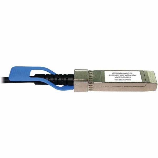 Eaton Tripp Lite Series SFP28 to SFP28 25GbE Passive Twinax Copper Cable (M/M), SFP-H25G-CU1M Compatible, Black, 5 m (16.4 ft.) - Image 6