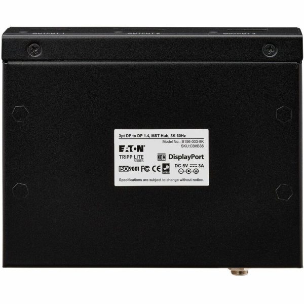 Eaton Tripp Lite Series 3-Port DisplayPort to DisplayPort Multi-Monitor Splitter, MST Hub, 8K/4K 60 Hz, DP 1.4, TAA - Image 14