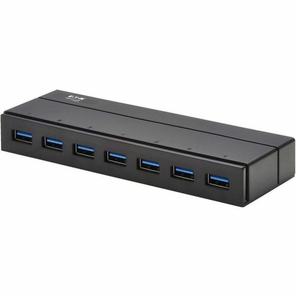 Eaton Tripp Lite Series 7-Port USB-A Mini Hub - USB 3.x (5Gbps), International Plug Adapters - Image 5