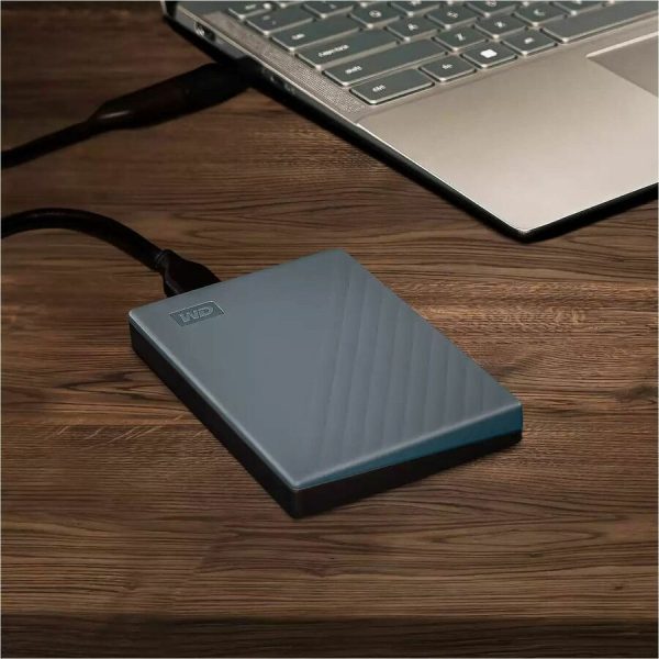 WD My Passport WDBY3J0060BGY-WESN 6 TB Portable Hard Drive - External - Silicon Gray - Image 5
