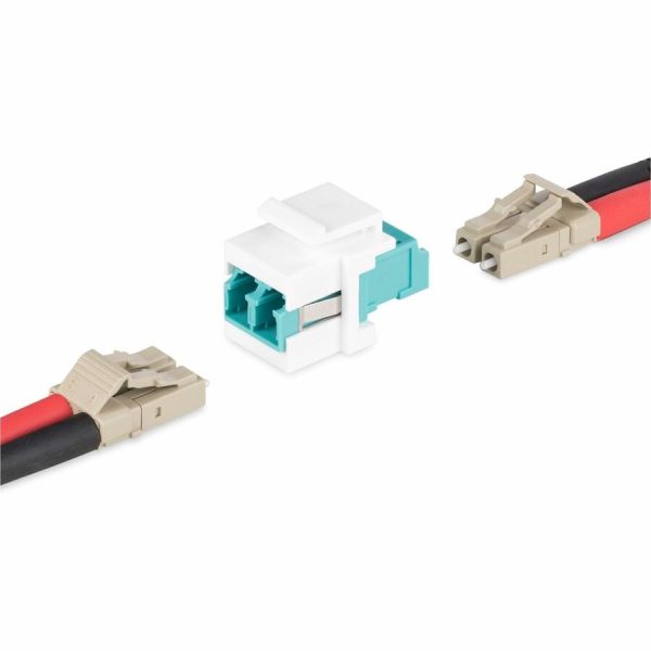 StarTech.com LC to LC Coupler, LC Fiber Coupler, LC/UPC Duplex Keystone Jack, Fiber Optic Keystone Coupler for Patch Panel - Image 7