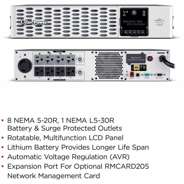 CyberPower PRL3000RT2UC Smart App Sinewave UPS Systems - Image 2