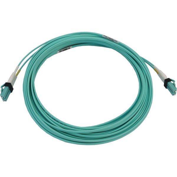 Eaton Tripp Lite Series 400G Multimode 50/125 OM4 Switchable Fiber Optic Cable (Duplex LC-PC M/M), LSZH, Aqua, 10 m (32.8 ft.) - Image 2