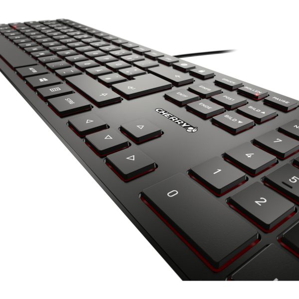 CHERRY KC 6000 SLIM Black Wired Keyboard - Image 2