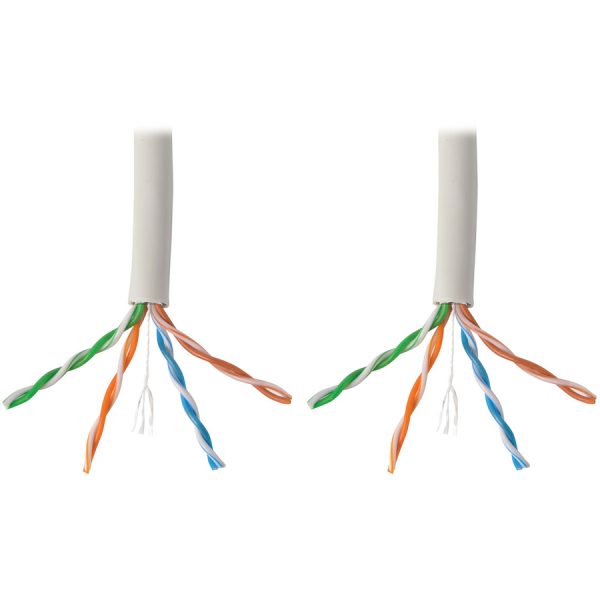 Eaton Tripp Lite Series Cat6 Gigabit Solid Core UTP PVC Bulk Ethernet Cable, White, 1000 ft. (304.8 m), TAA - Image 3