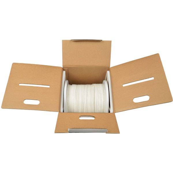 Eaton Tripp Lite Series Cat6 Gigabit Solid Core UTP PVC Bulk Ethernet Cable, White, 1000 ft. (304.8 m), TAA - Image 4