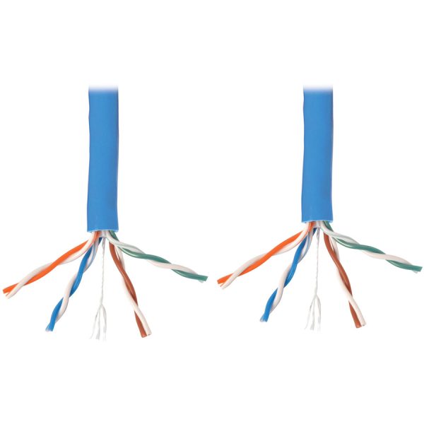 Eaton Tripp Lite Series Cat6 Gigabit Solid Core Plenum-Rated UTP CMP PVC Bulk Ethernet Cable, Blue, 1000 ft. (304.8 m), TAA - Image 3