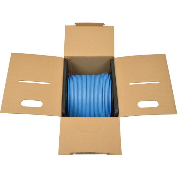 Eaton Tripp Lite Series Cat6 Gigabit Solid Core Plenum-Rated UTP CMP PVC Bulk Ethernet Cable, Blue, 1000 ft. (304.8 m), TAA - Image 4