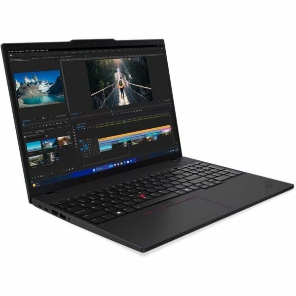 Lenovo ThinkPad T16 Gen 3 21MN0070US 16" Touchscreen Notebook - WUXGA - Intel Core Ultra 7 155U - 32 GB - 512 GB SSD - English Keyboard - Black - Image 2