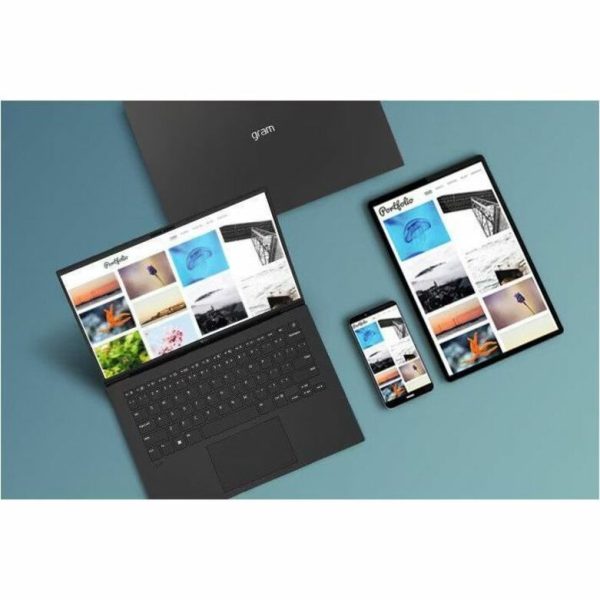 LG gram 14Z90S-V.APB5U1 14" Notebook - WUXGA - Intel Core Ultra 7 155H - Intel Evo Platform - 16 GB - 512 GB SSD - Obsidian Black - Image 5