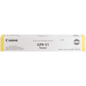 Canon GPR-51 Original Laser Toner Cartridge - Yellow - 1 Each