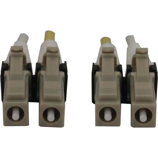 Eaton Tripp Lite Series 400G Multimode 50/125 OM3 Switchable Fiber Optic Cable (Duplex LC-PC M/M), LSZH, Aqua, 2 m (6.6 ft.) - Image 3