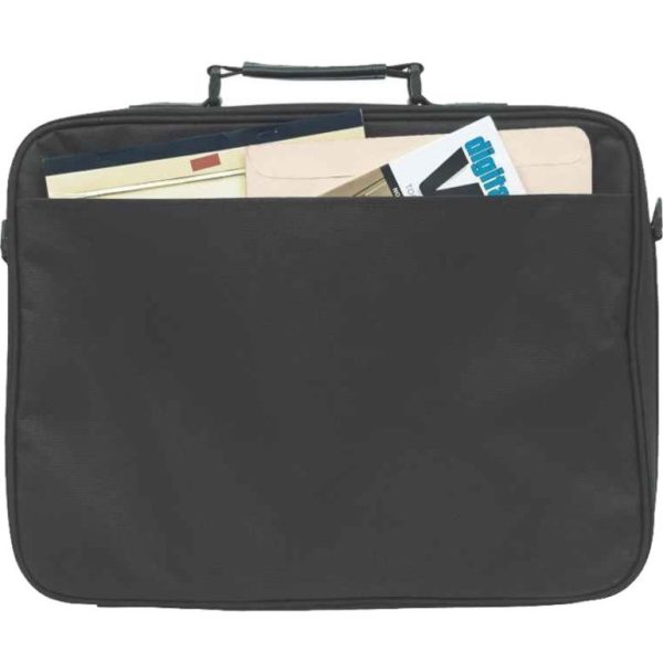 Manhattan Empire II 17" Laptop Briefcase, Black - Image 3