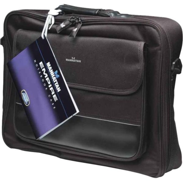 Manhattan Empire II 17" Laptop Briefcase, Black - Image 4