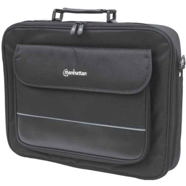 Manhattan Empire II 17" Laptop Briefcase, Black - Image 7