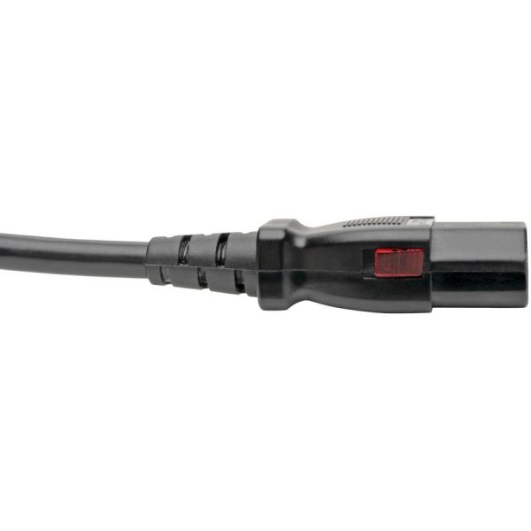 Eaton Tripp Lite Series Computer Power Cord, NEMA 5-15P to Locking C13 - 10A, 125V, 18 AWG, 1 ft. (0.31 m) - Image 3