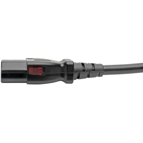 Eaton Tripp Lite Series Computer Power Cord, NEMA 5-15P to Locking C13 - 10A, 125V, 18 AWG, 1 ft. (0.31 m) - Image 4