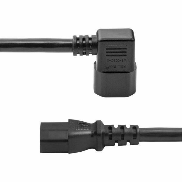 StarTech.com 6ft (1.8m) Heavy Duty Power Cord, Right Angle IEC 60320 C14 to C13, 15A 250V, 14AWG, UL Listed - Image 3