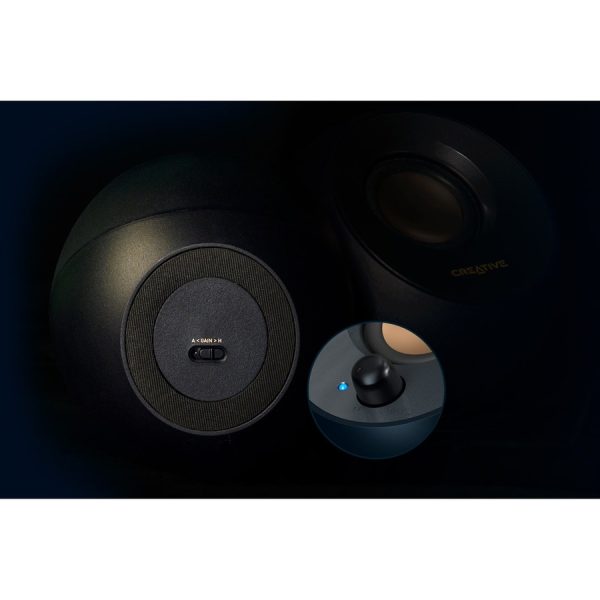 Creative Pebble V2 2.0 Speaker System - 8 W RMS - Black - Image 4