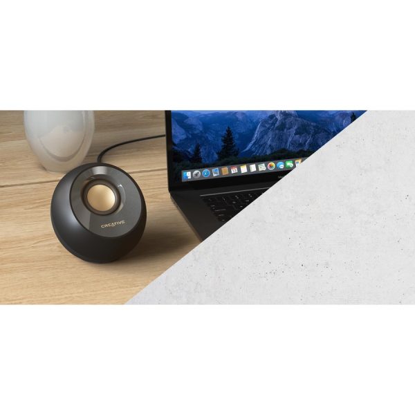 Creative Pebble V2 2.0 Speaker System - 8 W RMS - Black - Image 8