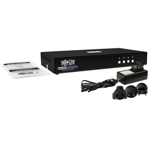 Tripp Lite by Eaton Secure KVM Switch, 4-Port, Single Head, DisplayPort to DisplayPort, 4K, NIAP PP4.0, Audio, TAA - Image 2