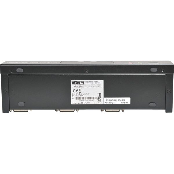 Eaton Tripp Lite Series 2-Port DVI Dual-Link / USB KVM Switch with Audio and Cables, TAA - Image 6